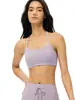 Ropa Interior de Yoga de Alta Gama para Mujer con Almohadillas Fijas en el Pecho, Tirantes Finos, Sujetador Deportivo Transpirable, Lycra Double 6, Sujetador Deportivo de Sensación Desnuda