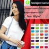 21 s super cool algodão de um lado do cabelo 180g malha de algodão liso suor pano de algodão das mulheres t-shirt de tecido base