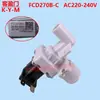 Adecuado para Midea Royalstar Lavadora Totalmente Automática Válvula de Entrada de Agua Codo Válvula Solenoide Fcd270B-C Ac220V