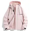 Chaqueta Woodpecker para Hombre y Mujer Otoño Exterior Tres en Uno Cortavientos e Impermeable Traje de Montañismo para Pareja Chaqueta con Capucha