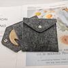 Bolsa de Fieltro con Solapa y Cierre a Presión Bolsa para Almacenamiento de Joyas Cubierta Protectora Gruesa para Relojes Bolsa para Almacenamiento de Archivos