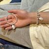 Pulsera de Seguridad de Nueve Piezas Estilo Chino Diseño Nicho Femenino Sentido Avanzado Cool Cuentas Explosivas Estrella Novia Ceremonia de Graduación