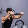 Barra de Agarre para Jalón de Polea Alta de Rack Gantry para Ejercicios de Espalda, Equipo de Fitness de Posición Alta para Remo