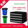 Saco de lixo grande para uso industrial, preto, espessado, hotel, propriedade comercial, descartável, saco plástico grande, saco de lixo grande