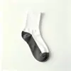 Meias para homens e mulheres, algodão puro, finas, de cano médio, para verão, esportes, absorventes de suor, respiráveis, corrida, anti-odor, pretas, meias curtas femininas de verão