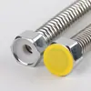 Tubería Corrugada Espesada de Acero Inoxidable 304 de 1/2 Pulgada para Entrada de Calentador de Agua Doméstico, Manguera Metálica Flexible a Prueba de Explosiones de Alta Presión para Agua Caliente y Fría