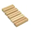 Base de postal de madera Base de calendario de madera maciza Soporte para tarjetas de menú Soporte para fotos Soporte para tarjetas Base de calendario