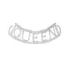 Collar Europeo y Americano Transfronterizo de Alta Gama con Letra REINA Reina Lujoso Brillante Diamante Ancho Cristal Collar