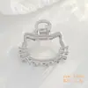 Gato de Dibujos Animados Kt Pinza de Garra de Gato Pinza Grande de Metal de Tiburón Versátil Elegante Pinza para el Cabello de la Parte Posterior de la Cabeza Pasador Accesorio para el Cabello