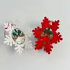 Suministros para Decoración Navideña Adornos Navideños de Madera Creativo Papá Noel Rojo Adornos Colgantes de Madera Calados