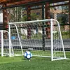 Portería de Fútbol Pequeña Portátil para Tres Personas Cuatro Personas Niños Marco de Fútbol Simple de Siete Personas para Entrenamiento en Casa Interior Competición