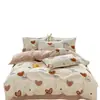 Nuevo Modelo 2026 Juego de Cama de Cuatro Piezas para Todas las Estaciones, Sábana Individual y Funda de Edredón, Juego de Tres Piezas para Dormitorio Estudiantil, Lavable a Máquina