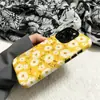 Película Magnética de Flor Margarida Tela Cheia Capa de Celular Nova Iphone17Pm Apple 18 Capa Protetora Duas em Uma