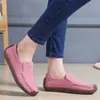 Zapatos Mocasines para Mujer de Piel de Ante Slip on Mocasines Zapatos Planos Transpirables Ligeros Zapatos Náuticos
