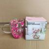 Taza Creativa Transfronteriza de Vidrio de Borosilicato Alto con Flores Secas Nueva Simple Aislada de Doble Capa para el Hogar Taza de Alto Valor Venta al por Mayor