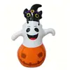 En Stock Calabaza Inflable de Halloween Fantasma Tumbler Decoración de Fiesta Navideña al Aire Libre Linterna de Calabaza de Halloween