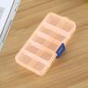 Caja de Almacenamiento de Plástico Transparente Desmontable para Joyería, Pastillas, Cosméticos, Equipo de Pesca