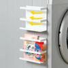 Estante Magnético de Absorción Lateral para Lavadora Estante de Almacenamiento de Botellas de Especias de Cocina Lateral para Refrigerador Caja Estante Colgante de Pared Multifuncional Artefacto