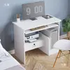 Mesa de Computador Desktop Casa Quarto com Gaveta Impressora Pequena Simples Escritório Mesa de Estudo para Uma Pessoa Tamanho Pequeno Mesa de Computador