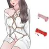 Juguetes de entrenamiento para parejas sexuales superventas transfronterizos Juego de bondage SM cuerda de atadura de cable de acero de cabeza de metal 10 metros