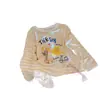 Nueva Camisa de Sol para Niñas de Verano, Elegante Cubierta Rayada para Aire Acondicionado, Camiseta Rayada de Dibujos Animados para Niñas, Suave y Cómoda