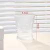 Venta al por mayor Copa de Vidrio Retro con Patrón Vertical Copa de Vino Tinto Copa de Vino Taza de Jugo Taza para Bebidas Frías con Helado Vaso de Agua