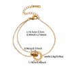 Nova Pulseira Cruzada Anti-Desbotamento Estilo Europeu e Americano, Aço Titânio, Não Desbota, Galvanizada a Ouro 18K, Estilo Ins Celebridade da Internet Feminina