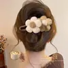 Grampo de Flor de Strass com Torção Temperamental Seguro Sem Puxar Grampo de Cabelo Para Penteado no Topo da Cabeça Grampo Bico de Pato Grampo de Cabelo de Alta Qualidade