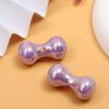 Joyería Acrílica Hueso Electrochapado UV de Alta Calidad Perlas Iridescentes Cachorro Perlas Sueltas Pulsera DIY Enfilado Joyería Hecha a Mano