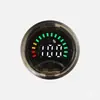 Mini Medidor Digital Redondo de Voltaje y Potencia para Batería de Plomo-Ácido y Litio Medidor de Voltaje CC 8-100V Universal para Dos o Tres Cables