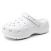 Zuecos de Suela Gruesa Yunduo para Ropa Exterior de Verano para Mujer, Antideslizantes, Transpirables, Sandalias para Pies sin Mal Olor, para Exterior de Dos Usos, No Abrasivas para los Pies
