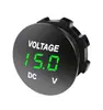 Batería de Coche Modificada LED Pantalla Digital Voltímetro 12-24V CC Motocicleta Vehículo Medidor de Voltaje Probador
