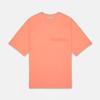 Esenciales Hhh Marca de Moda Estilo Americano Estampado de Letras Holgada Versátil Casual Verano Peso Pesado Unisex Manga Corta Camiseta Ins