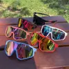 Gafas de sol para ciclismo al aire libre con lente de color para niños, protección solar, estilo europeo y americano transfronterizo, gafas deportivas de ciclismo a prueba de viento para niños y niñas