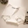 Cuecas Boxer de Algodão de Xinjiang, 80 Fios, Tamanho Plus Size, Roupa Íntima Feminina 100% Algodão, Comprimento Estendido, Fundo 100% Algodão, Cintura Média-Alta, Roupa Íntima Feminina 100% Algodão