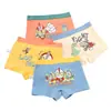 Cuecas Infantis de Algodão Esticável com Desenhos para Meninos Tamanhos Pequeno, Médio e Grande Shorts Boxer Infantis Shorts Infantis