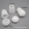 Campana de Plástico Transparente al por Mayor con Tapa Campana Cordón de Nylon Blanco Hebilla Hebilla de Cordón ABS para Sudadera Hebilla de Cordón para Bolsa de Cordón