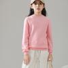 Suéter de lana para niños 100% lana pura cuello medio alto otoño e invierno nuevo prenda de primera línea jersey para usar debajo para niños y niñas