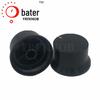 Fábrica direta de alta qualidade liga de alumínio knob cap tipo cintura preta flor eixo de flor diâmetro externo 21-24*14mm de altura