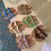 Sandalias Gruesas de Cuero Genuino para Mujer, Verano 2026 Retro Slip-On Estilo Birkenstock Playa Casual Sandalias Planas Modernas