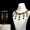 Alta classe nicho design sentido elegante colar preto conjunto cadeia luz luxo aristocrático elegante colar