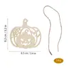 Decorações de Abóbora de Madeira para Halloween da Amazon Peças de Madeira em Branco Não Acabadas para TikTok Placas DIY Xiyin