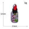 Serie Labios Rojo Ardiente Bordado por Computadora Labial Boca Labio Bordado Tela Pegatinas Ropa Bolsas Zapatos Etiquetas Decorativas