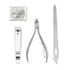 Set de Herramientas Azules para Exfoliar los Pies de Acero Inoxidable Set para Eliminar Piel Muerta Lima de Pies Tijeras de Pedicura Cuidado de los Pies