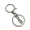 Conjunto de Três Peças com Fecho de Lagosta Galvanizado Chaveiro de Metal com Corrente Pingente DIY Feito à Mão Acessórios para Chaveiro de Joias