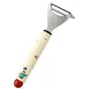 Faca de Descascar Desenho Animado Aço Inoxidável 304 Multifuncional para Frutas e Melão Descascador Doméstico para Frutas e Legumes Artefato Faca de Cozinha