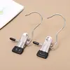 Clip Multifuncional de Acero Inoxidable con Gancho para Guardar Sombreros, Clip para Pantalones y Calcetines, Clip a Prueba de Viento sin Marcas para Secado