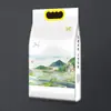 Bolsa de embalaje para ladrillo de arroz al vacío 5 kg bolsa gruesa de alta calidad para embalaje de arroz bolsa de arroz de papel kraft al vacío de grado alimenticio