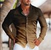 Moda verão estação independente padrão de venda quente havaiano à beira-mar roupas masculinas impressão 3D camisa de colarinho cubano loja de fábrica masculina