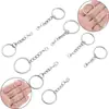 Llavero con Cadena, Anillo Único Cierre de Langosta, Colgante de Llave, Múltiples Tamaños, Conector DIY Hecho a Mano para Bolsa y Muñeca